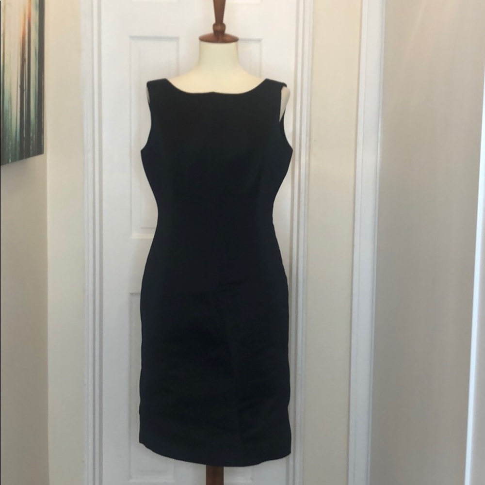Brooks Brothers black sleeveless dress